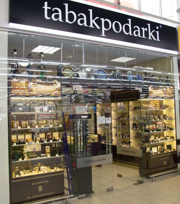 Стеклянная перегородка TabakPodarki